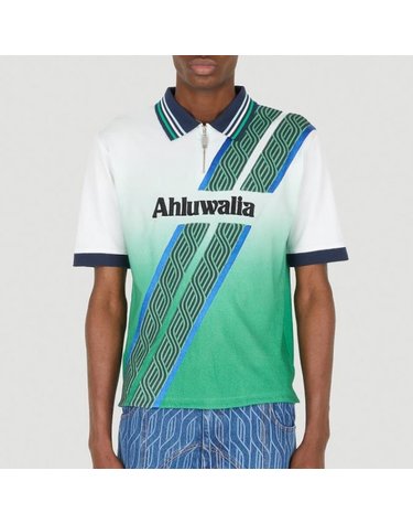 [해외직구] 26 FW 알루왈리야 지퍼 하프집업 풋볼 폴로 MSS22AHL17 POLO SHIRT PIQUE
