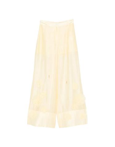 [해외직구] 26 FW Aje 클라우드스케이프 플로럴 아플리케 팔라초 팬츠 26SS3146 TP459473572