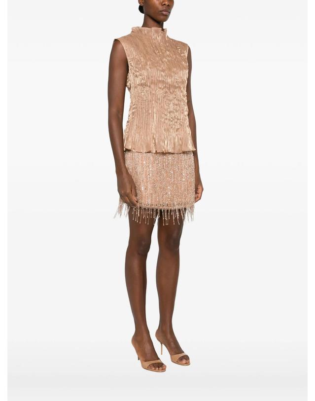 에이지 [해외직구] Aje Chloe crinkled sleeveless top 12219427619080 TP725557518 착용컷