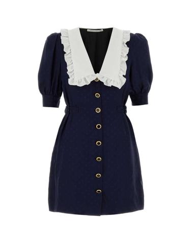 알레산드라리치 [해외직구] 26FW 알렉산드라리치 블루 실크 미니 드레스 FABX4390F48531844 TP582232792