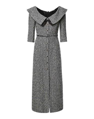[해외직구] 26FW 알렉산드라리치 코튼 앤 울 블렌드 트위드 미디 드레스 FABX4529F48390922 TP582268846