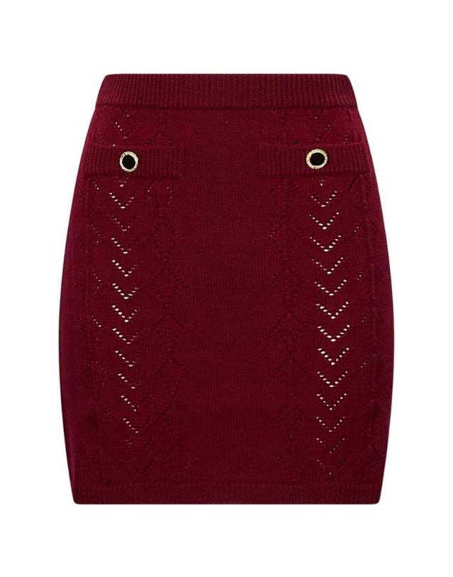 알레산드라리치 [해외직구] 26 FW 알렉산드라리치 포인텔 니트 포켓 디테일 쇼트 스커트 FABX4499K48470527 TP458538756 착용컷