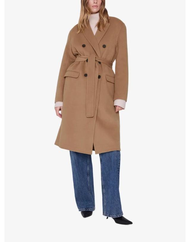 애니빙 [해외직구] 26 FW 애니빙 Sana coat camel cashmere blend A0112700BWN17 TP459408855 착용컷