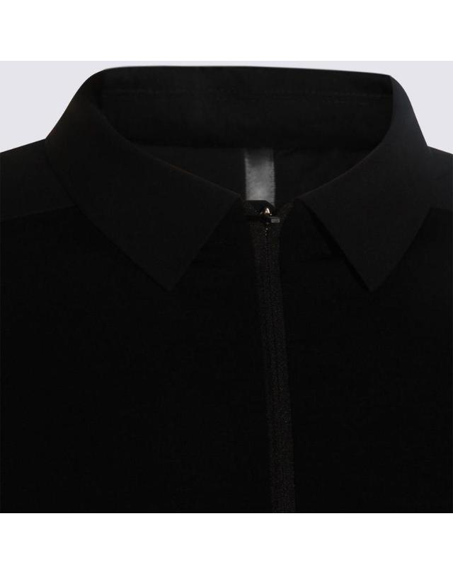 아크테릭스 [해외직구] 아크테릭스 긴팔 지퍼 폴로 셔츠 X000007226 BLACK TP980407392 착용컷