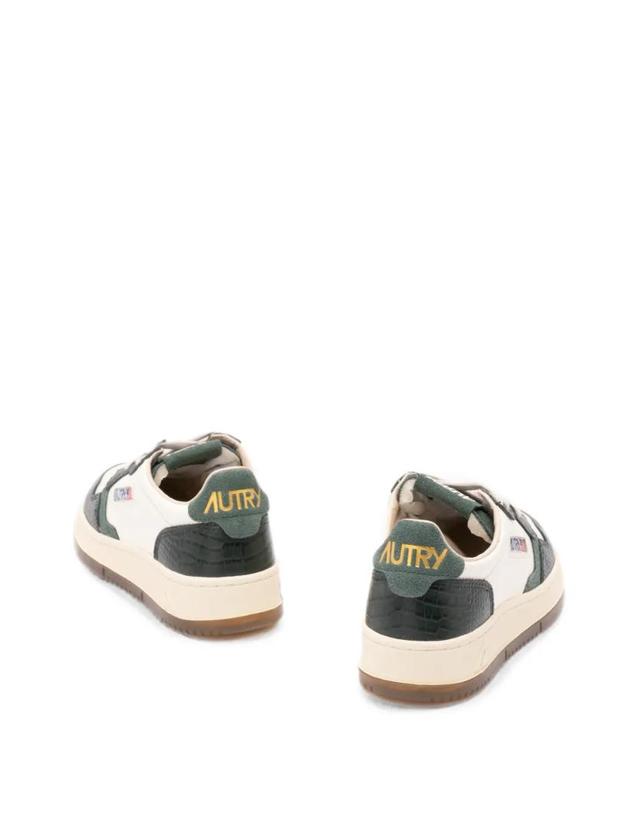 오트리 [해외직구] 26 FW 오트리 메달리스트 크로커다일 이펙트 스니커즈 AULWCZ02 TP458244600 착용컷
