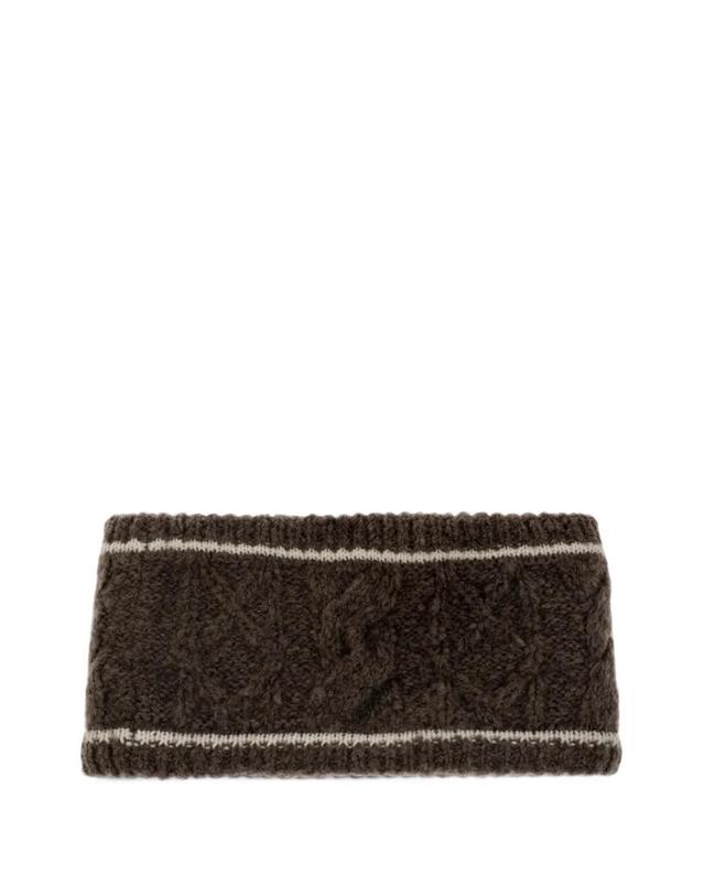 보그너 [해외직구] 26 FW 보그너 cable knit striped headband AGNES91522930 TP459188131 착용컷