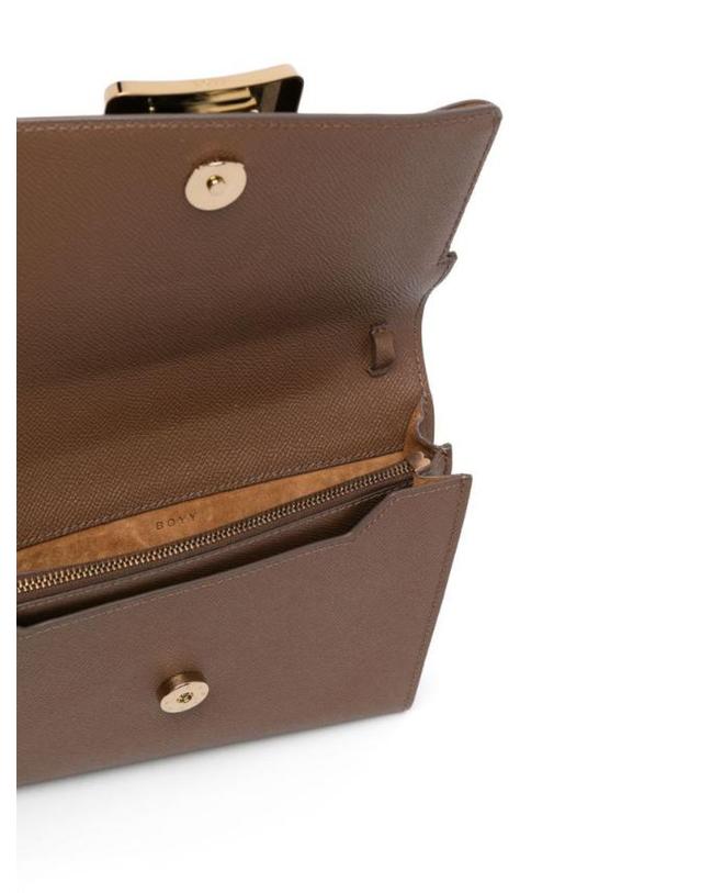 보이 [해외직구] 23FW 보위 버클 트래블 케이스 epsom 레더 핸드백 BUCKLETRAVELCASEEPSOMCSCSDMOCHA TP580049176 착용컷