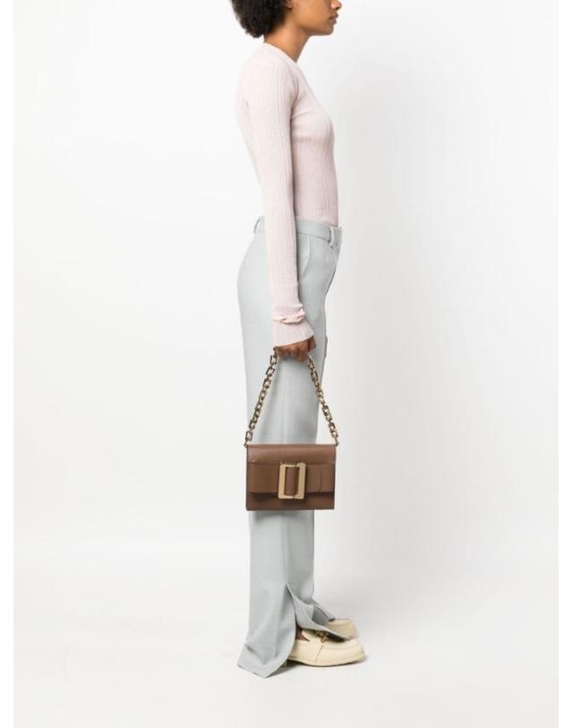 보이 [해외직구] 23FW 보위 버클 트래블 케이스 epsom 레더 핸드백 BUCKLETRAVELCASEEPSOMCSCSDMOCHA TP580049176 착용컷