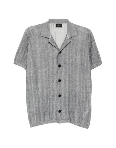 [해외직구] 26 FW 브리오니 골지 니트 콘트라스트 트리밍 폴로 셔츠 UMQA0LPDK124190 TP454925716