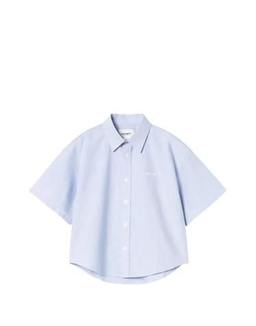 [해외직구] 26 FW 칼하트 카이아 로고 자수 반소매 셔츠 I036795 TP455536806