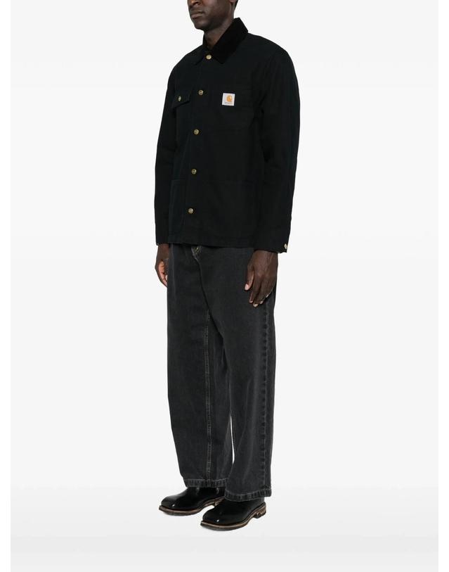칼하트 [해외직구] 칼하트 Michigan corduroy collar logo patch jacket 12236704186632 TP725338652 착용컷