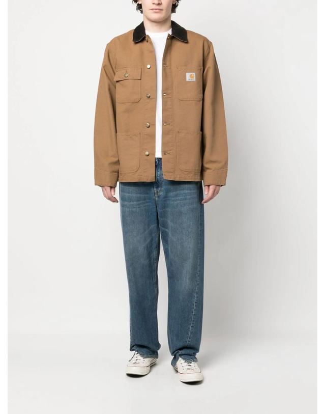 칼하트 [해외직구] 칼하트 Michigan Coat corduroy collar logo patch jacket 12219427356936 TP725278240 착용컷