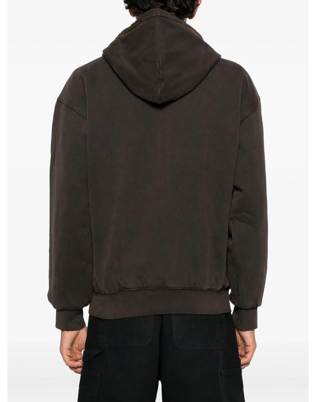 칼하트 [해외직구] 칼하트 Vista logo patch zip up hoodie 12317308944648 TP725625511 착용컷