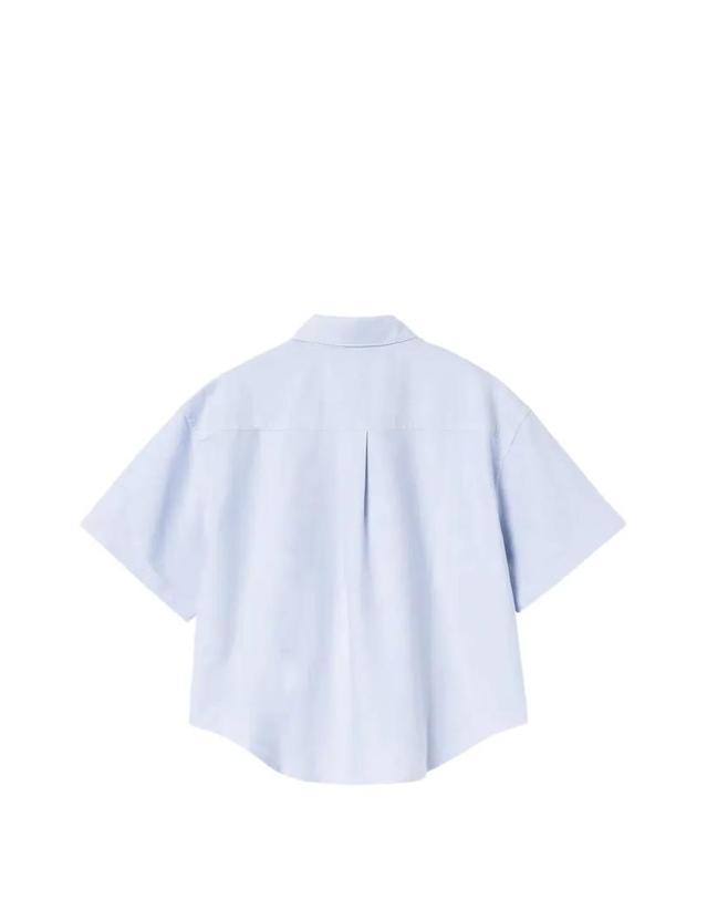 칼하트 [해외직구] 26 FW 칼하트 카이아 로고 자수 반소매 셔츠 I036795 TP455536806 착용컷