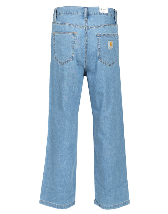 칼하트 [해외직구] 26SS CARHARTT Lucas Pant 코튼 데님 Bleached I0352450135 TP572928225 착용컷