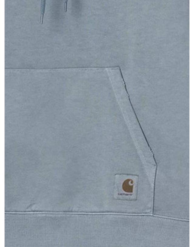칼하트 [해외직구] 26SS CARHARTT Powder 블루 코튼 후드 Torion 스웨트 I0360533GBB7 TP573086985 착용컷