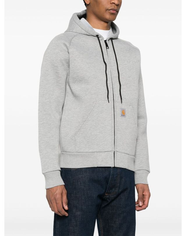 칼하트 [해외직구] 25FW CARHARTT Grey 폴리에스터 앤 코튼 Car Lux 후드 자켓 I0329350GKXX TP575938108 착용컷