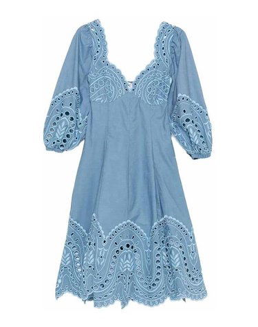 챠로 루이스 [해외직구] 26SS 차로루이즈 Corbin 롱 드레스 263615BLUE TP573703430