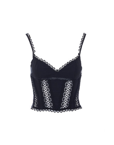챠로 루이스 [해외직구] 26SS 차로루이즈 Ibiza 블랙 Poppy 탑 261102BLACK TP575178823