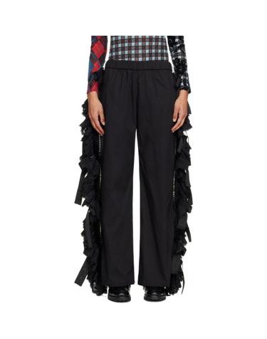 [해외직구] 26 FW 초포바 로위나 블랙 코르키 파자마 슬랙스 262529F087002