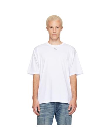 [해외직구] 26 FW 디젤 화이트 T 박스트 Dco 티셔츠 262001M213007