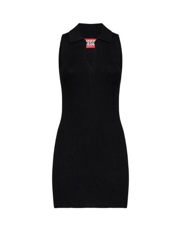 [해외직구] Diesel M Lilma 골지 니트 폴로 미니 드레스 A242320JMCP 9XX TP980198800