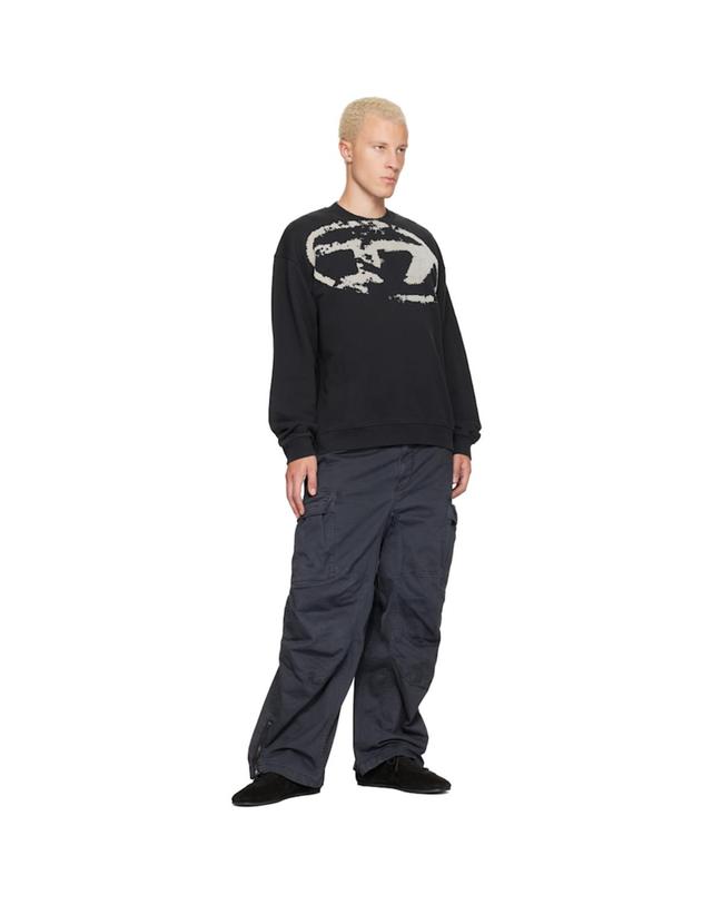 디젤 [해외직구] 26 FW 디젤 그레이 S 박스트 N5 스웨트셔츠 262001M213017 착용컷