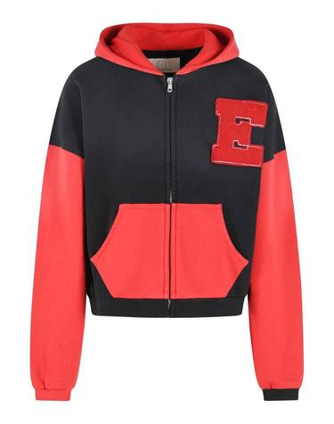 [해외직구] 26FW 이알엘 바시티 블랙 코튼 스웨트 셔츠 이알엘13T020RED TP582233112