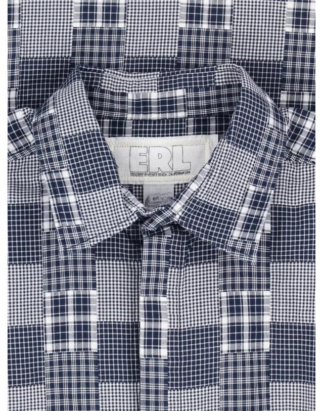 이알엘 [해외직구] 26 FW ERL 체크 패턴 셔츠 ERL13B0031 TP459180602 착용컷