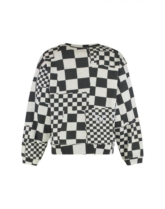 이알엘 [해외직구] 25FW 이알엘 코튼 크루 넥 스웨트 셔츠 이알엘08T023CHECKER TP580099233 착용컷