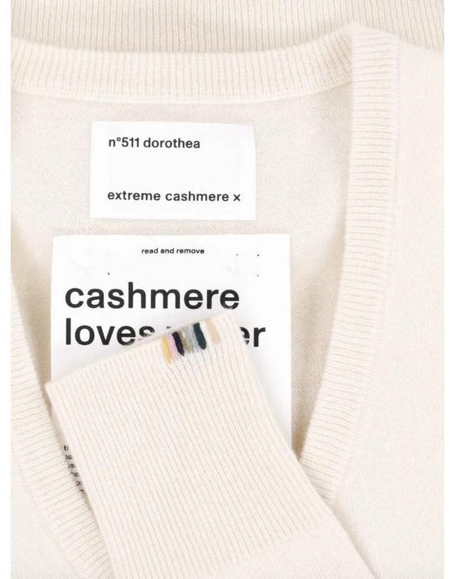 익스트림 캐시미어 [해외직구] 26 FW 익스트림 캐시미어 n°511 Dorothea cashmere cardigan DOROTHEACREAM TP459261898 착용컷