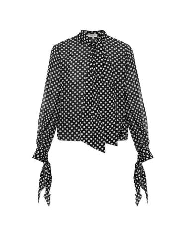 [해외직구] 26 FW 프레임 폴카 도트 푸시 보우 블라우스 WE26WBL008 TP455322929