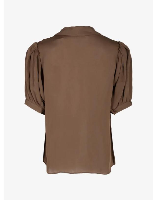 프레임 [해외직구] 26 FW 프레임 Sonnet tie neck shirt WF26WBL027 TP458510671 착용컷