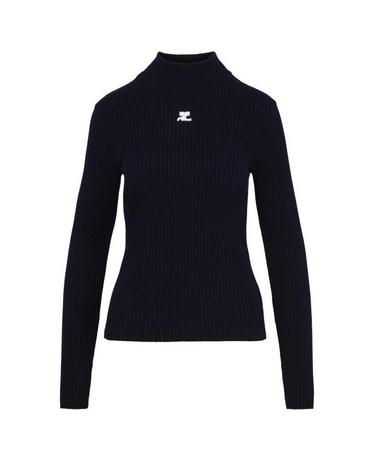 [해외직구] 26 FW 여성 Reedition 하이 칼라 점퍼 COUXCP36NAVDZAAA00