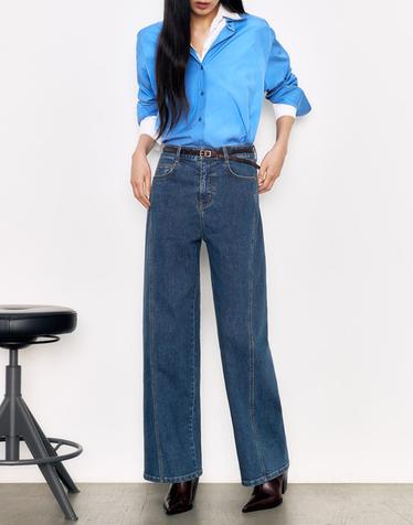 커브드 와이드 데님
