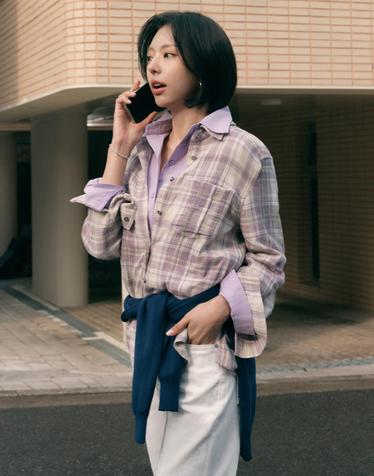 멜로우 체크 셔츠