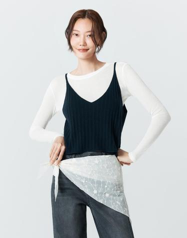 [2종세트] 플라워 레이스 랩스카프