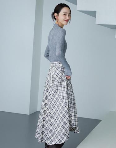 26FW 어텀 체크스커트