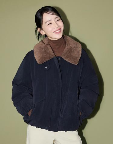26FW 시어링카라 패딩 점퍼