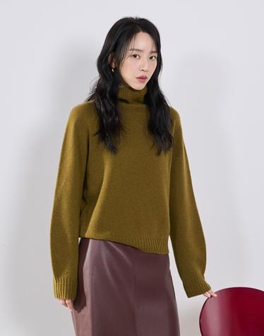 26FW 엑스트라 파인 울 100 터틀넥 풀오버
