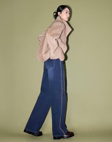 [2종세트] 26FW 기모 커브드 데님