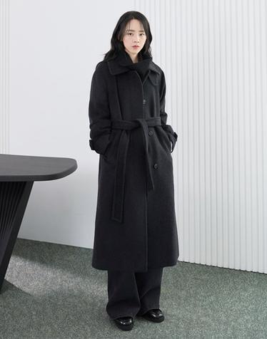 26FW 알파카울 블렌디드 롱코트