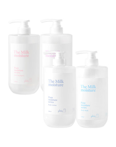 더 밀크 샴푸 트리트먼트 바디워시 바디로션 1000ml 2개구성
