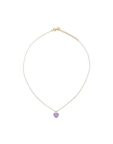 윌헬미나 가르시아 I LOVE ME TINY HEART NECKLACE / HRT040-PURPLE