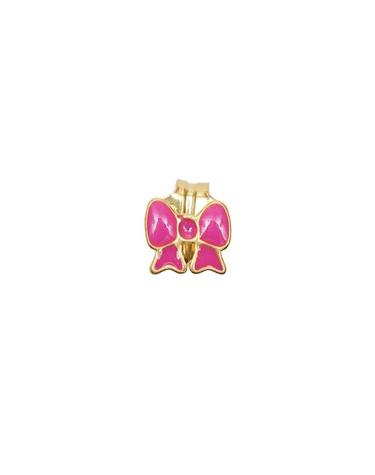 윌헬미나 가르시아 MINNIE BOW STUD EARRING / SS2024-HOT PINK