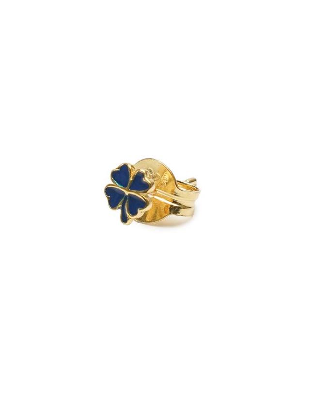빌헬미나 가르시아 윌헤미나 가르시아 윌헬미나 가르시아 GOLD CLOVER STUD EARRING / BLM031-BLUE 블루 착용컷