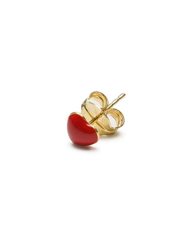 빌헬미나 가르시아 윌헤미나 가르시아 윌헬미나 가르시아 TINY HEART STUD EARRING / SS2025-RED 레드 착용컷