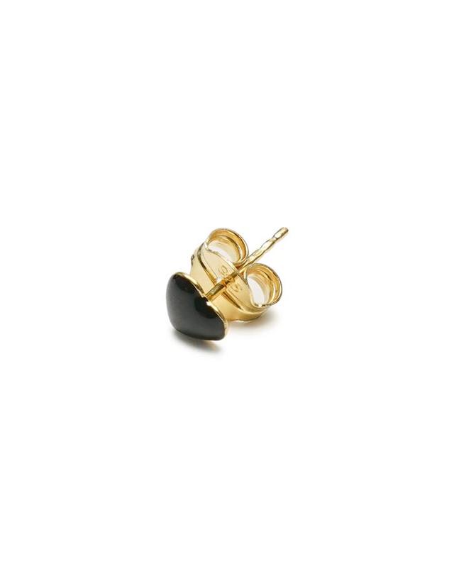빌헬미나 가르시아 윌헤미나 가르시아 윌헬미나 가르시아 TINY HEART STUD EARRING / SS2025-BLACK 블랙 착용컷