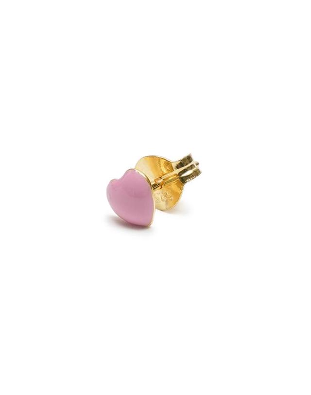 빌헬미나 가르시아 윌헤미나 가르시아 윌헬미나 가르시아 TINY HEART STUD EARRING / SS2025-PINK 핑크 착용컷