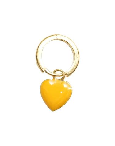윌헬미나 가르시아 GOLD HEART EARRING/ HRT005-YELLOW
